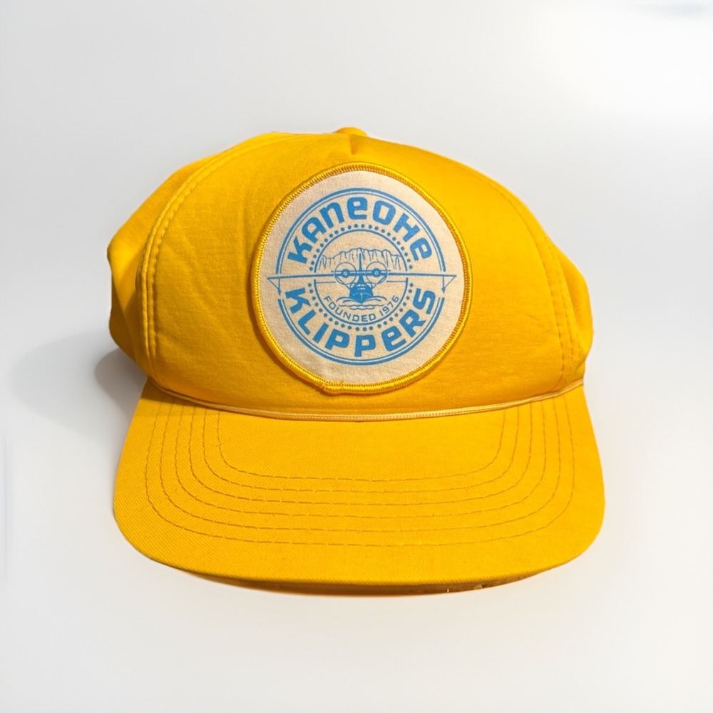 Vintage 80s KANEOHE KLIPPERS Hawaii Aviation Pearl Harbor SnapBack‎ Hat